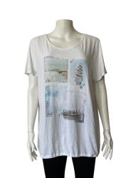Дамска блуза с къс ръкав CECIL 2XL