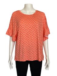  Дамска блуза с къс ръкав LULAROE L