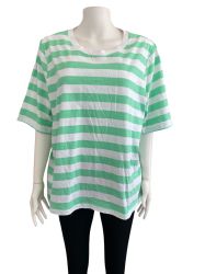 Дамска блуза с къс ръкав GRAE BASICS 2XL