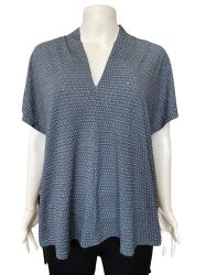 Дамска блуза с къс ръкав H&M XL