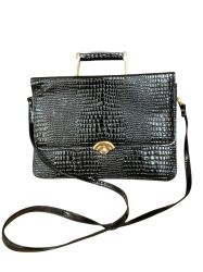 Крокодилска дамска чанта