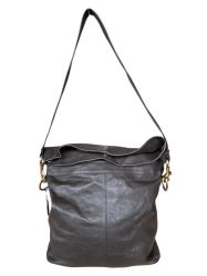 Дамска чанта за рамо от естествена кожа ZARA