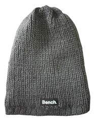 Сива плетена зимна шапка BENCH ONE SIZE