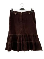 Дамска пола с джобчета и цип 2XL