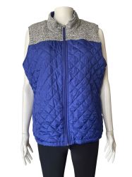 Дамски елек с джобчета и цип JANE ASHLEY XL