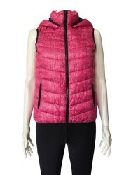 Дамски елек с джобчета, качулка и цип FB SISTER XS