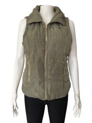 Дамско елече с джобчета, качулка и и цип ROSEBULLET M