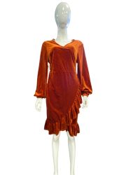 Дамска парти рокля с копче SHEIN 2XL