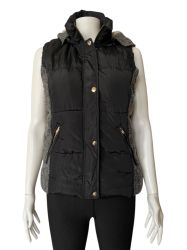 Дамско елече с джобове, копчета и ципове CI SONO M