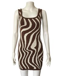 Плетена дамска рокля с презрамки BAILEY ROSE S