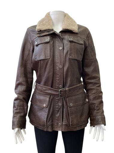 Дамско яке от естествена кожа MAURITIUS L