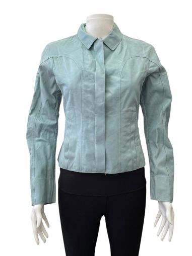 Дамско яке от естествена кожа HUGO BOSS S