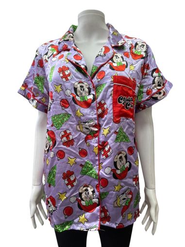 Коледно дамско горнище на пижама DISNEY L