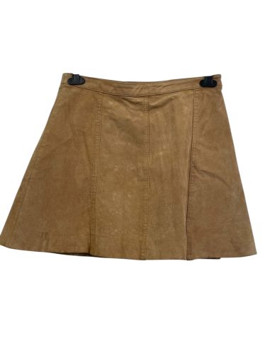 Кожена къса дамска пола H&M M