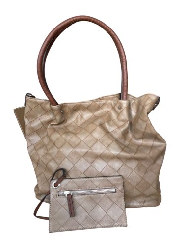 Комплект дамска чанта за рамо и портмоне MAESTRO