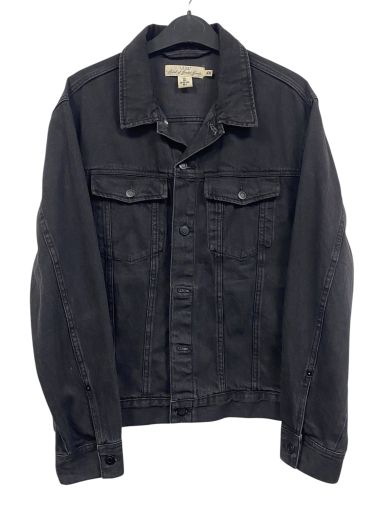Дънково черно мъжко дънково яке H&M L