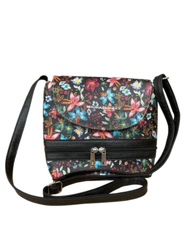 Кожена дамска чанта на цветя MICHAEL KORS