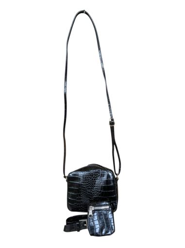 Комплект крокодилска дамска чанта и портмоне ASOS
