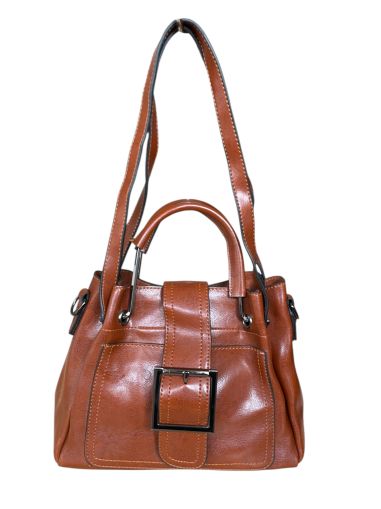 Кожена дамска чанта за рамо 