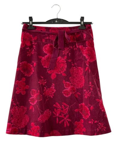 Дамска пола с цветчета и коланче JACKPOT XS