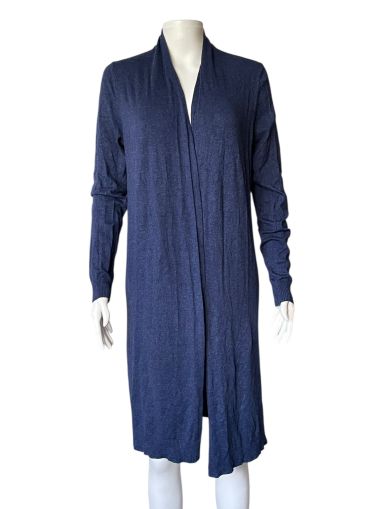 Дълга плетена дамска жилетка OODJI M