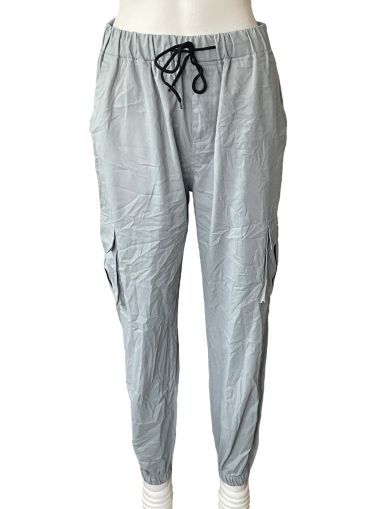 Дамско спортно долнище с джобчета и връзки SHEIN M