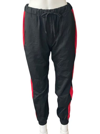 Дамско спортно долнище с джобчета и връзки L