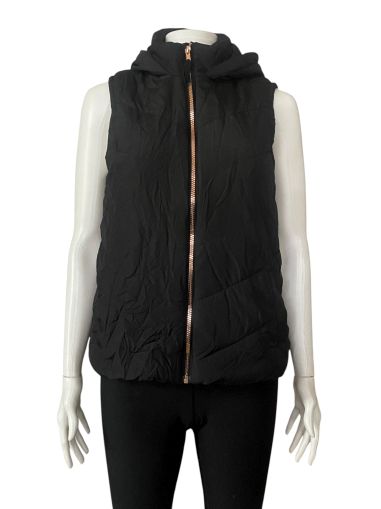 Момичешко елече с джобчета, качулка и цип (7-16год.) ANKO L