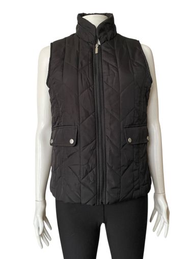 Дамско елече с джобове, копчета и цип RIVER & ROSE S