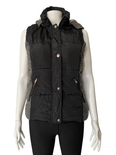 Дамско елече с джобове, копчета и ципове CI SONO M