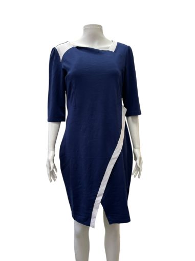 Дамска рокля с цип и цепка KJD 2XL