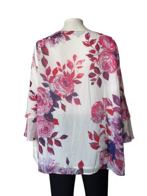 Дамска блуза на цветя LIZ JORDAN 2XL