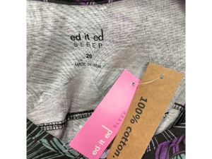 Памучна дамска нощница EDITED 2XL