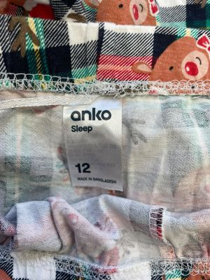 Коледно дамско долнище на пижама ANKO M