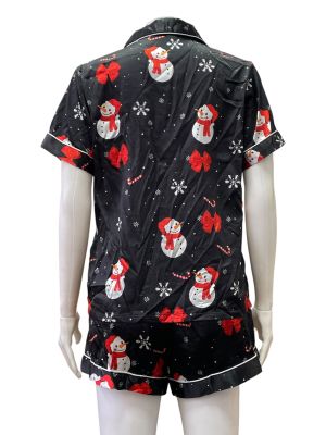 Комплект коледна дамска пижама M