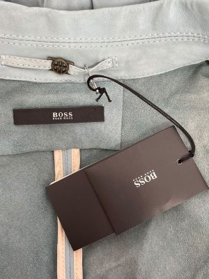 Дамско яке от естествена кожа HUGO BOSS S