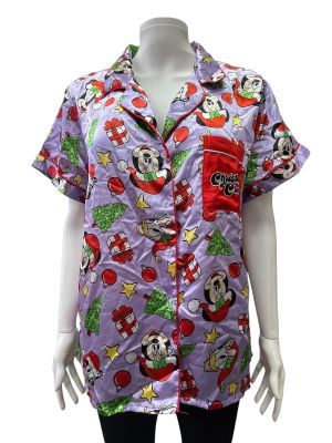 Коледно дамско горнище на пижама DISNEY L