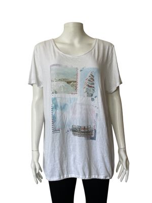 Дамска блуза с къс ръкав CECIL 2XL