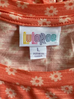  Дамска блуза с къс ръкав LULAROE L