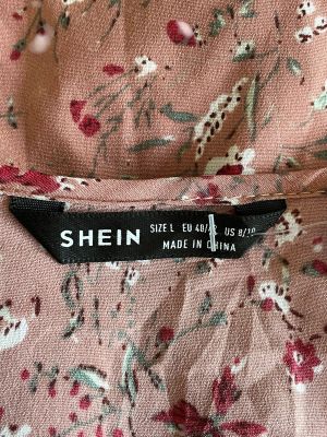  Дамска блуза с къс ръкав SHEIN L