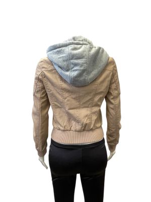 Дамско яке еко кожа USED S