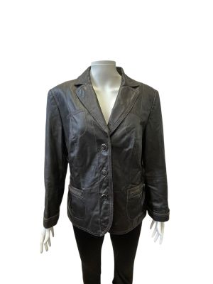 Дамско яке естествена кожа GERRY WEBER XL