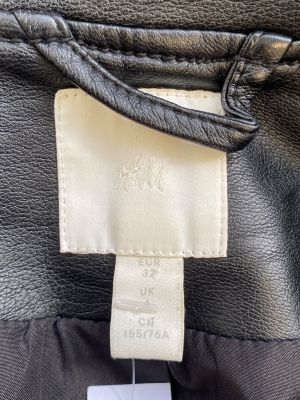 Кожено дамско яке H&M 2XS