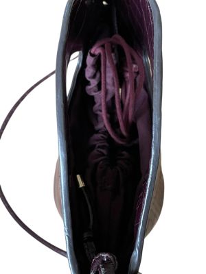 Крокодилска дамска чанта MANGO