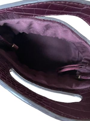 Крокодилска дамска чанта MANGO