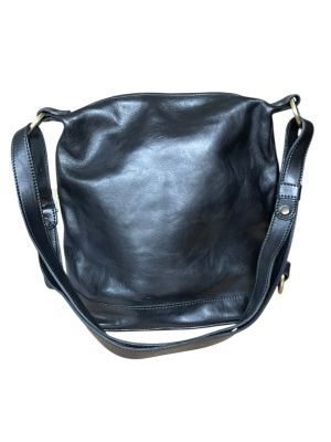 Кожена дамска чанта през рамо ELISA BETTA