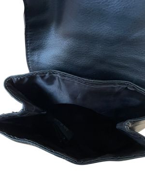 Кожена дамска чантичка тип раничка H&M