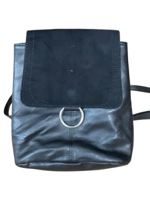 Кожена дамска чантичка тип раничка H&M