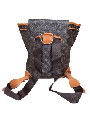 Кожена дамска чанта тип раничка LOUIS VUITTON