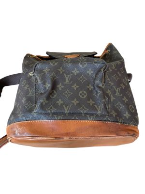 Кожена дамска чанта тип раничка LOUIS VUITTON